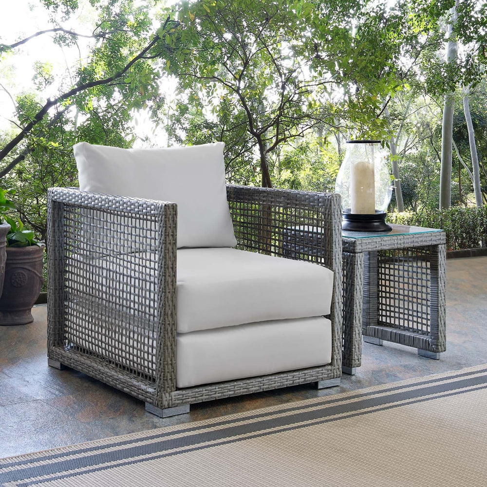 Aura Rattan Outdoor Patio Armchair - From Where Finds - 