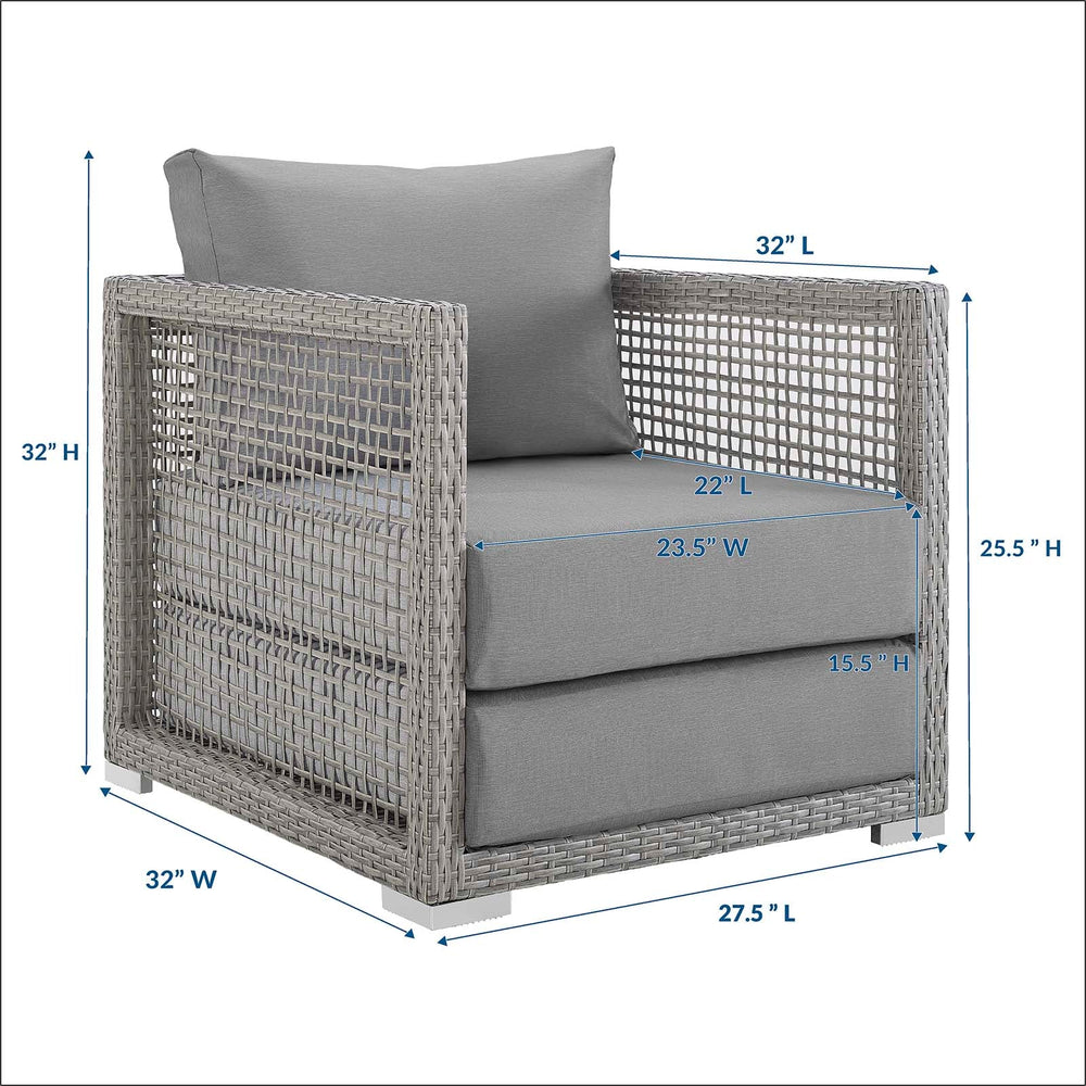 Aura Rattan Outdoor Patio Armchair - From Where Finds - 