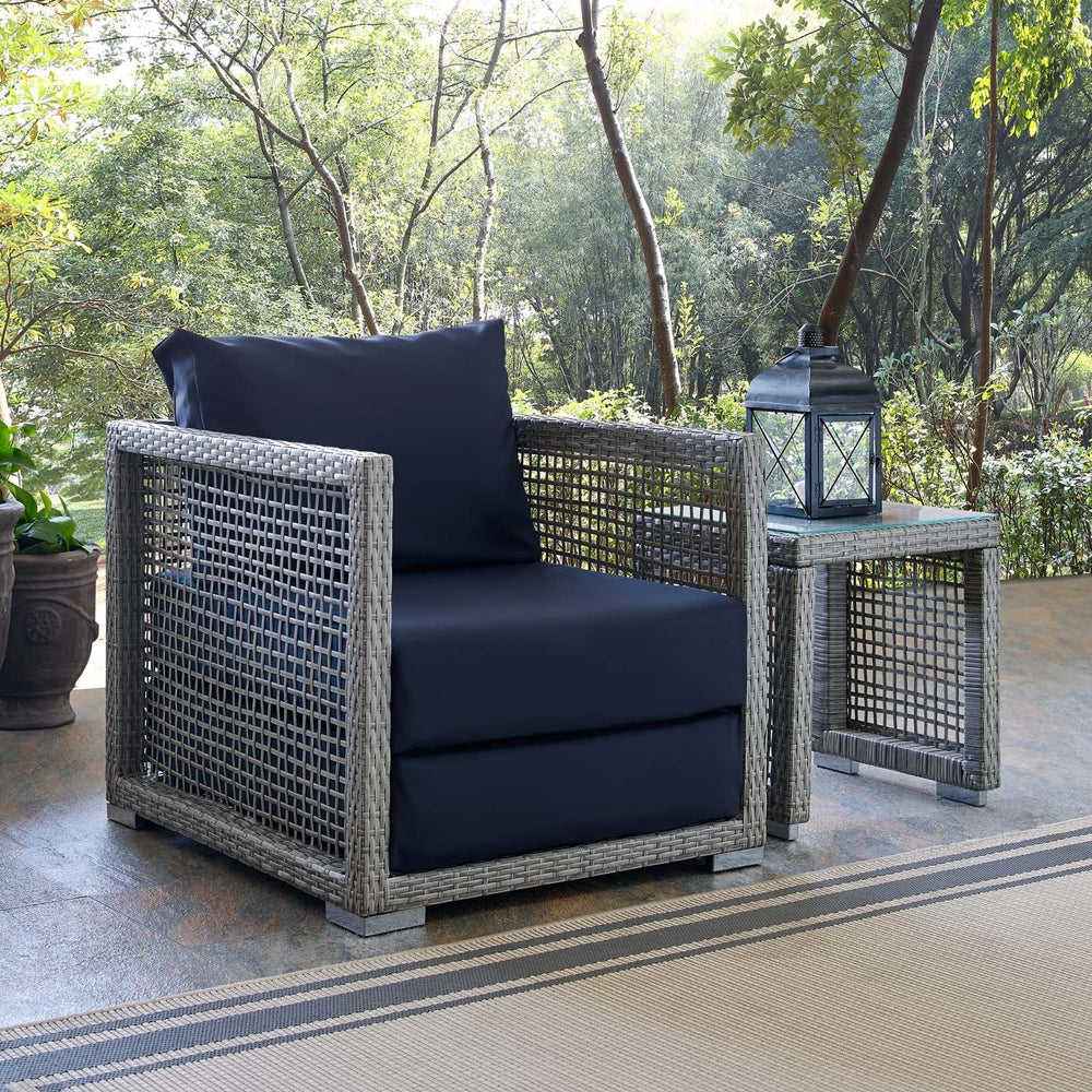Aura Rattan Outdoor Patio Armchair - From Where Finds - 