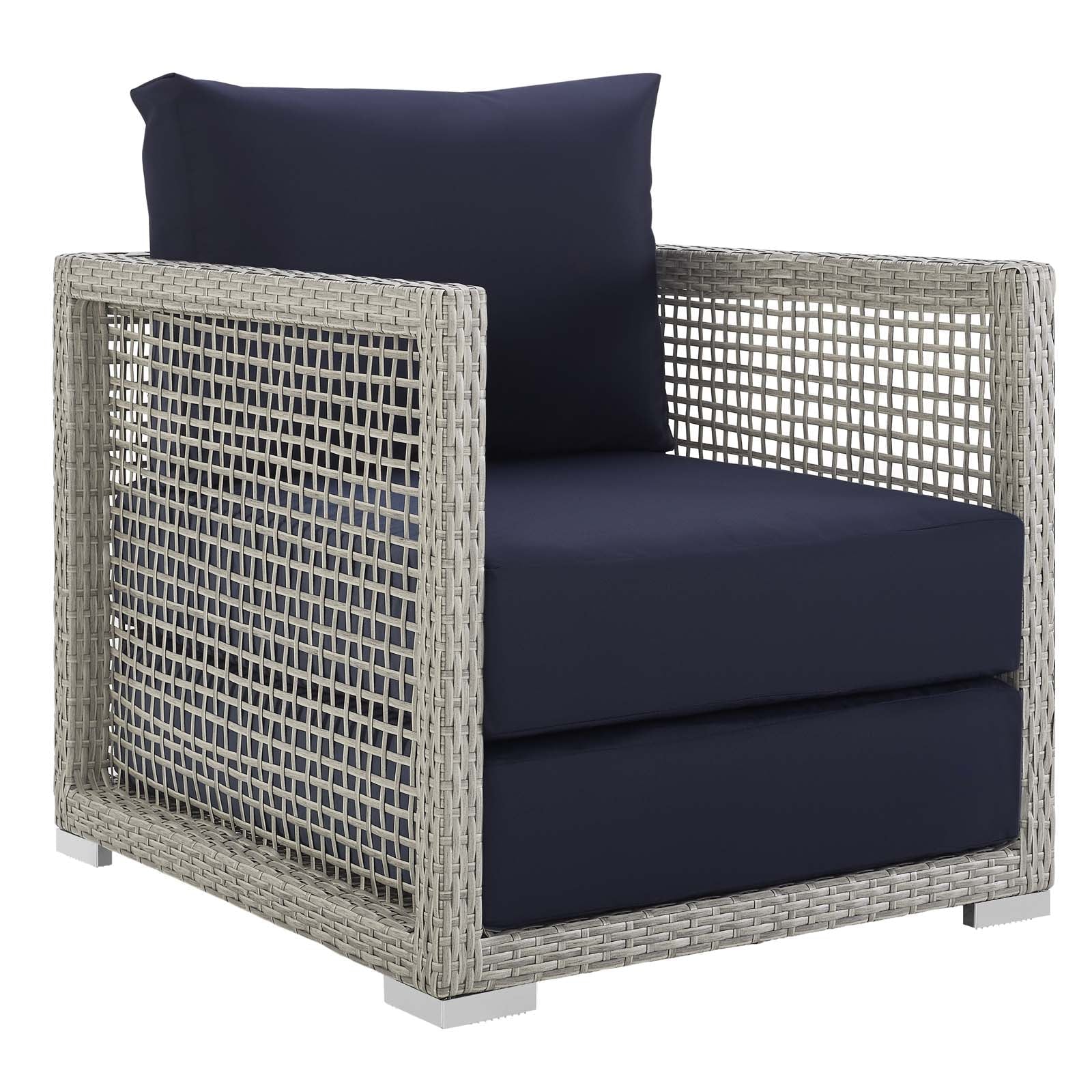 Aura Rattan Outdoor Patio Armchair - From Where Finds - 