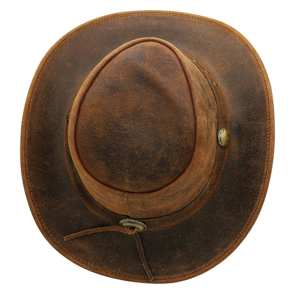 Australian Cowboy Leather Hat - From Where - 