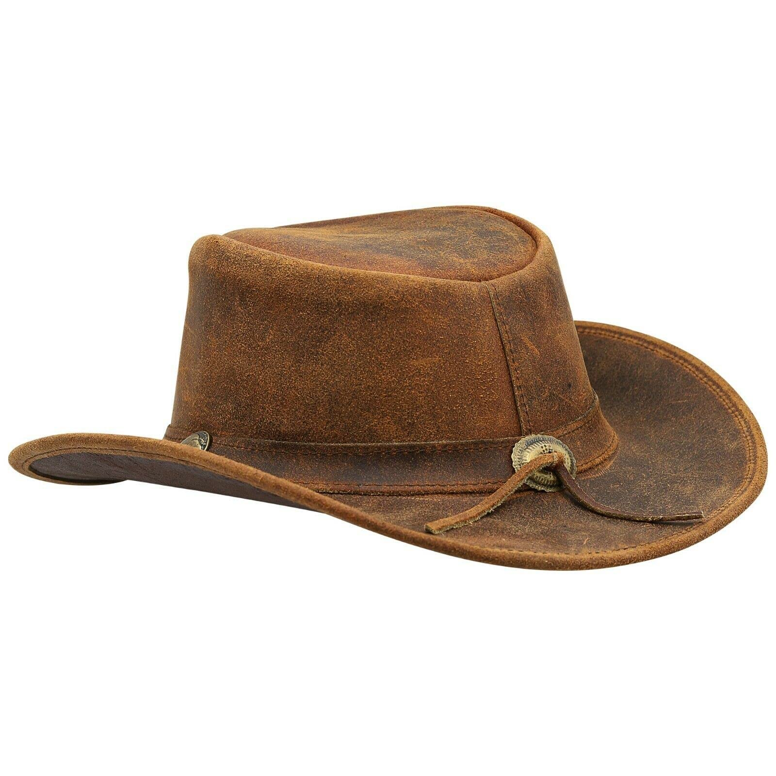 Australian Cowboy Leather Hat - From Where - 