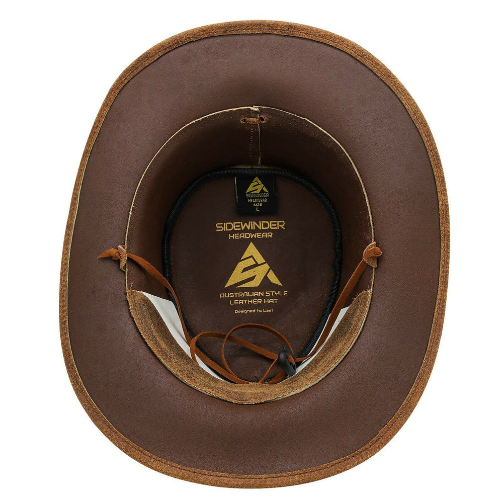 Australian Cowboy Leather Hat - From Where - 