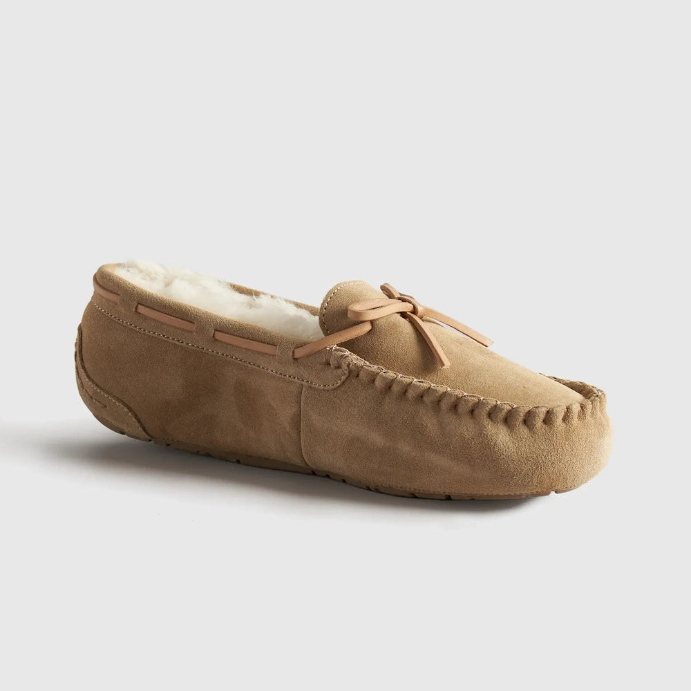 Australian Shearling Moccasin Slipper - From Where Finds - 