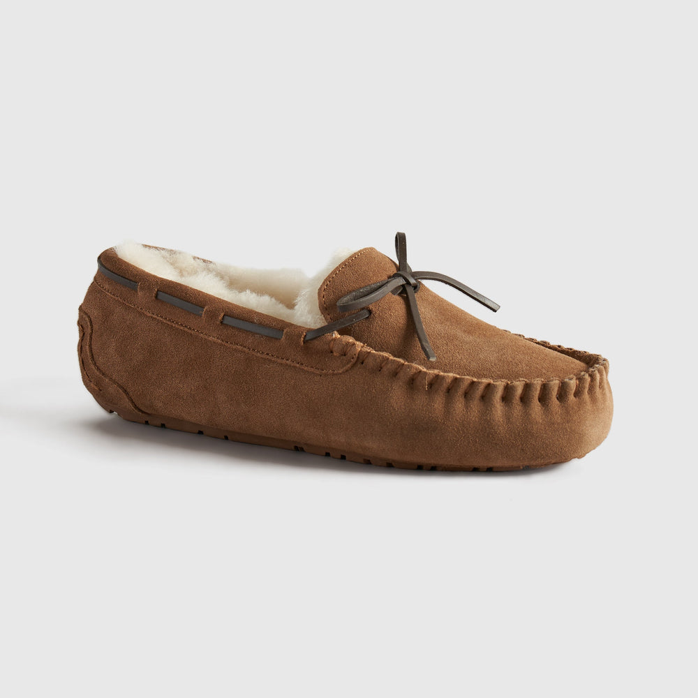 Australian Shearling Moccasin Slipper - From Where Finds - 
