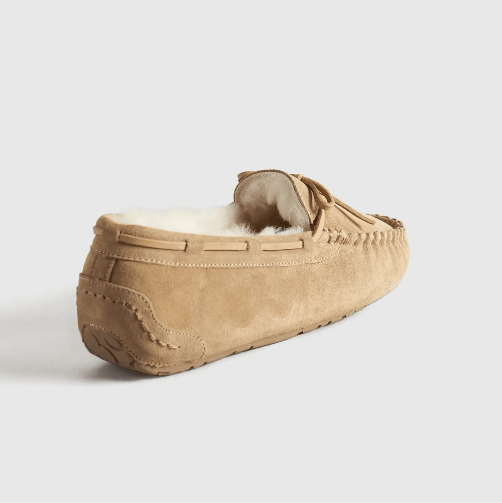 Australian Shearling Moccasin Slipper - From Where Finds - 