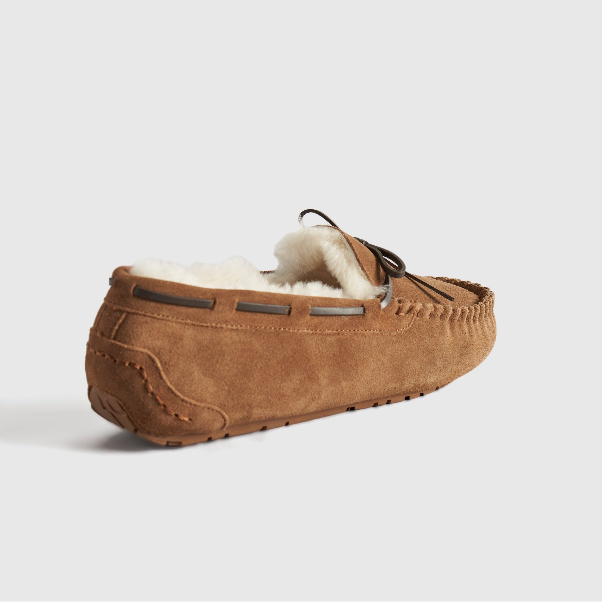 Australian Shearling Moccasin Slipper - From Where Finds - 