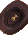 Australian X-Large Cowboy Leather Hat - From Where Finds -