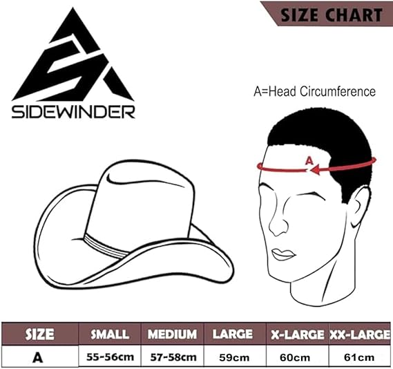 Australian X-Large Cowboy Leather Hat - From Where Finds -
