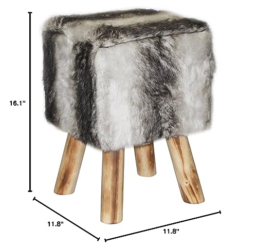 Ava Foot Stool Brown - From Where - 