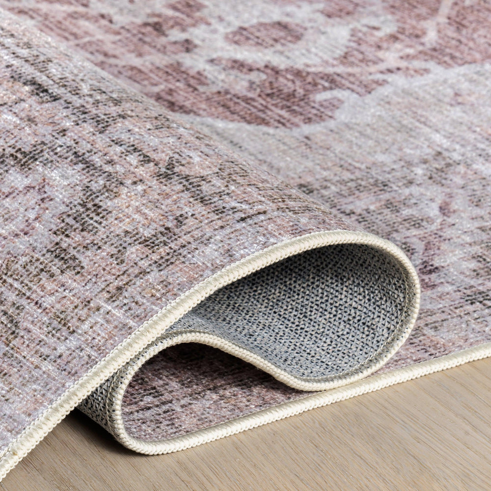 Ava Vintage Persian Spill Proof Washable Rug - From Where Finds - 