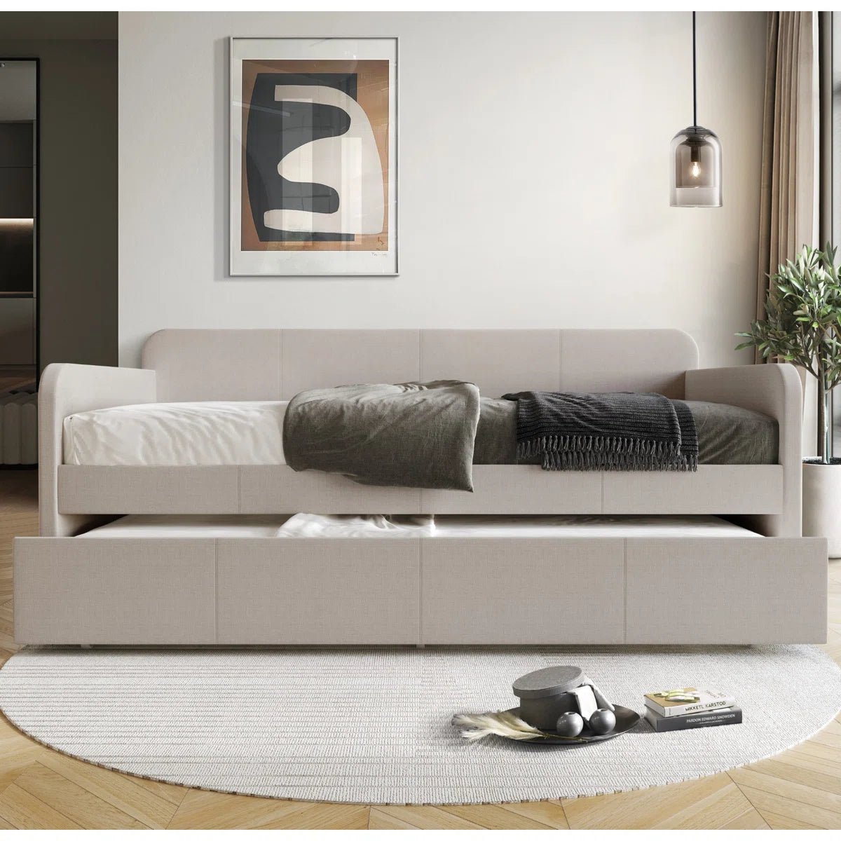 Aysun Twin Daybed With Trundle - From Where - 
