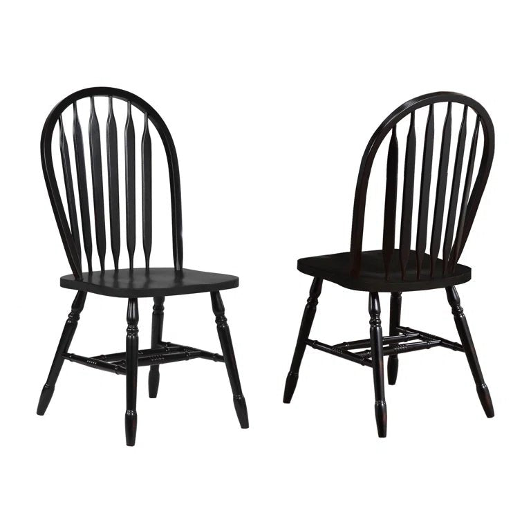Azizi Solid Wood Side Chair - From Where - 