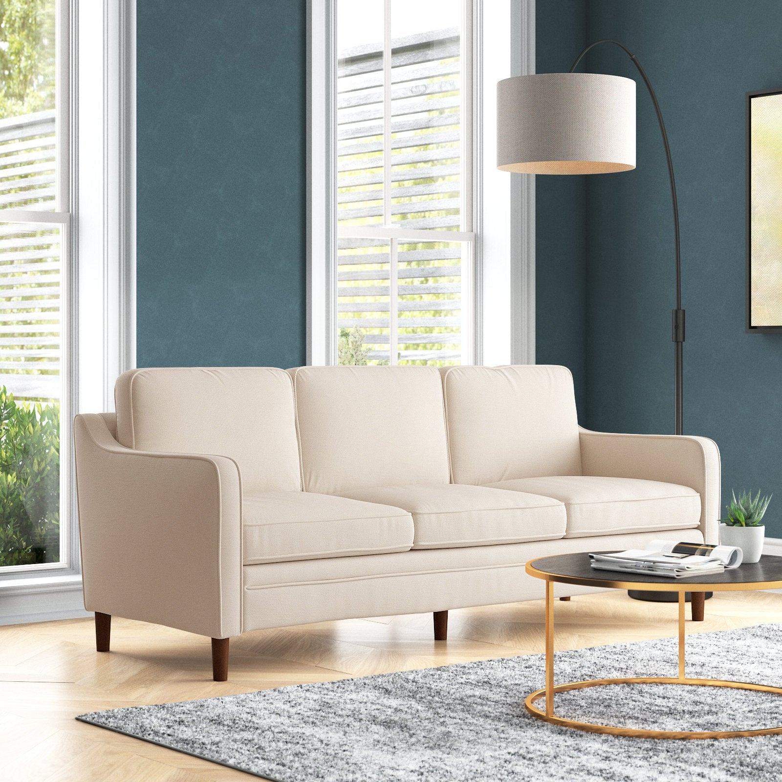 Azriah 80.31'' Upholstered Sofa - From Where - 