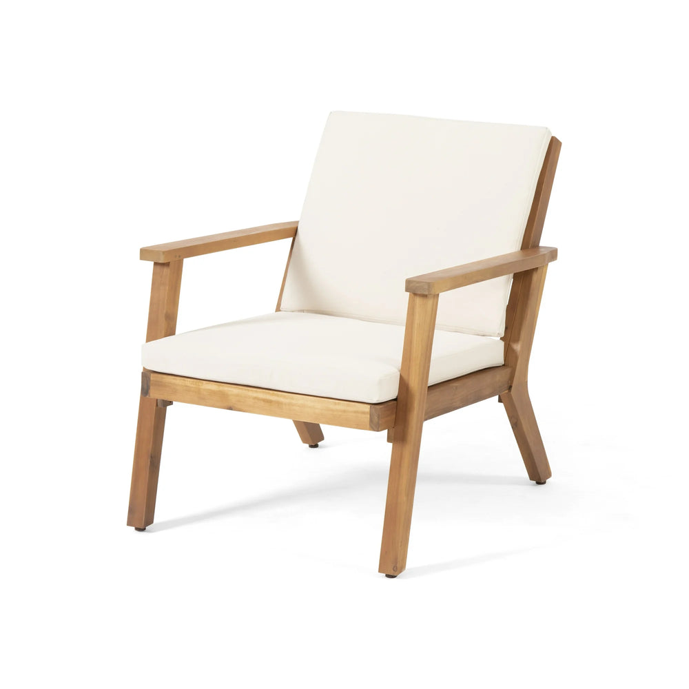 Sasha Acacia Wood Club Chairs (Set of 2)
