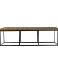 58" Large Ottoman with Button Tufting