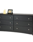 6-Drawer Sonoma Bedroom Dresser