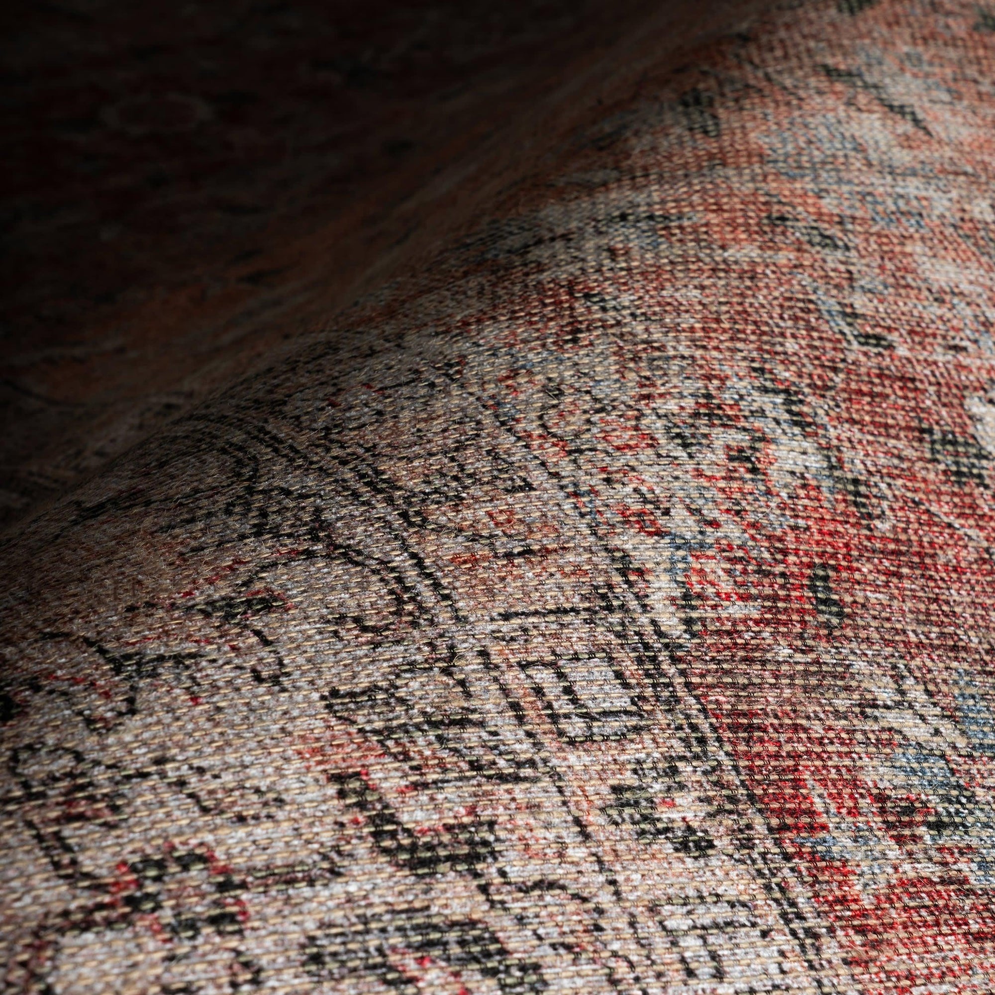 Westfield Antiqued Jute-Blend Rug | Orange