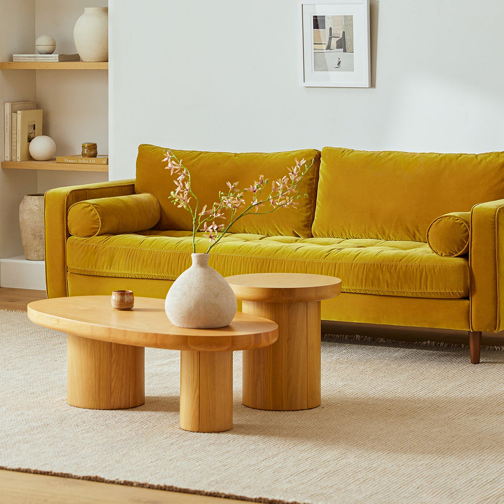 Baarlo 46" Coffee Table - Oak - From Where - 