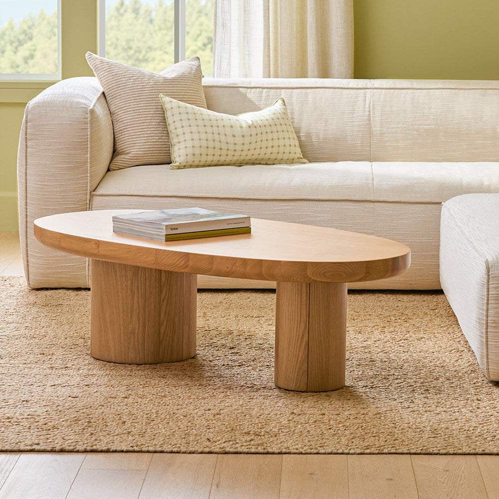 Baarlo 46" Coffee Table - Oak - From Where - 