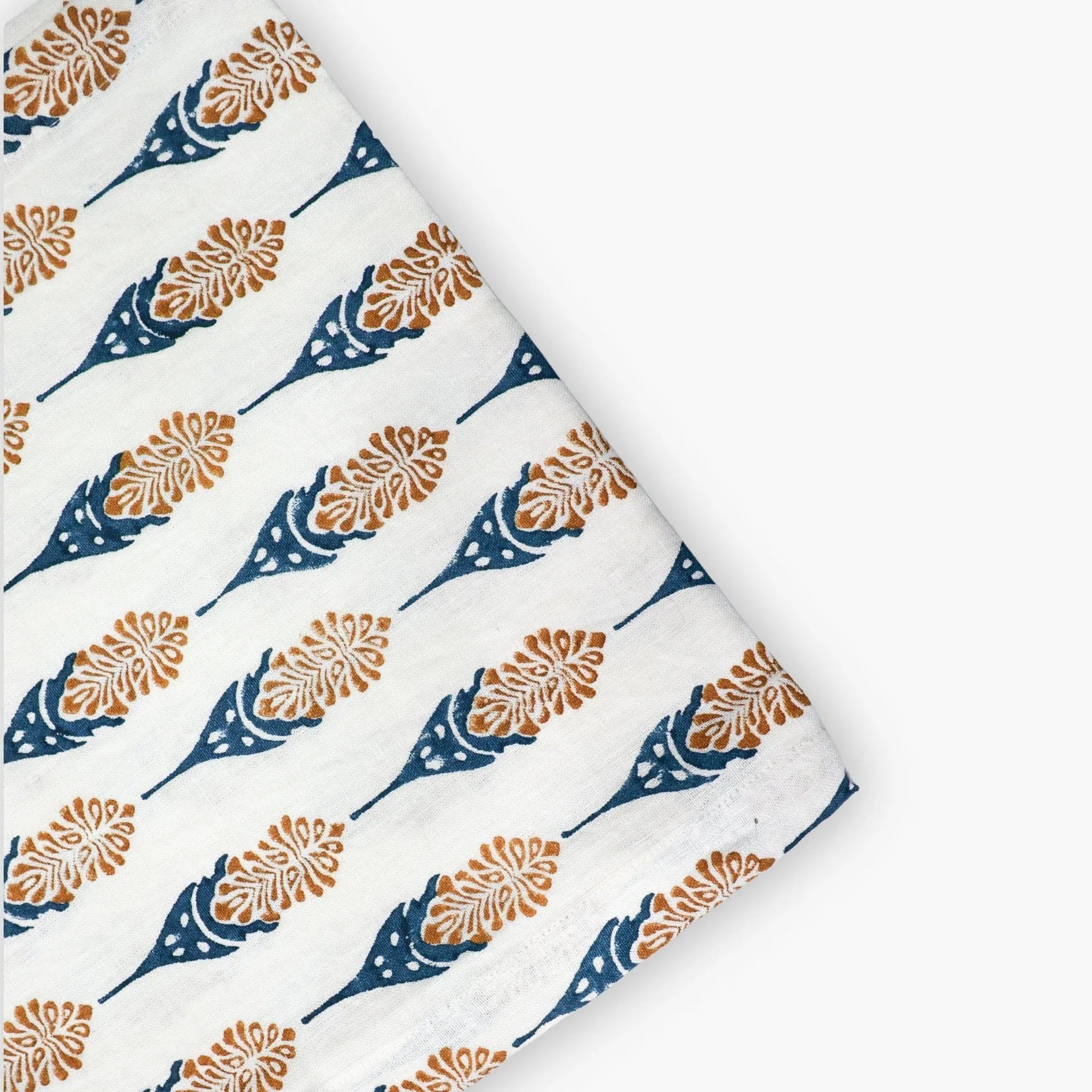 Bahaar Hand Printed Table Runner - From Where Finds - 