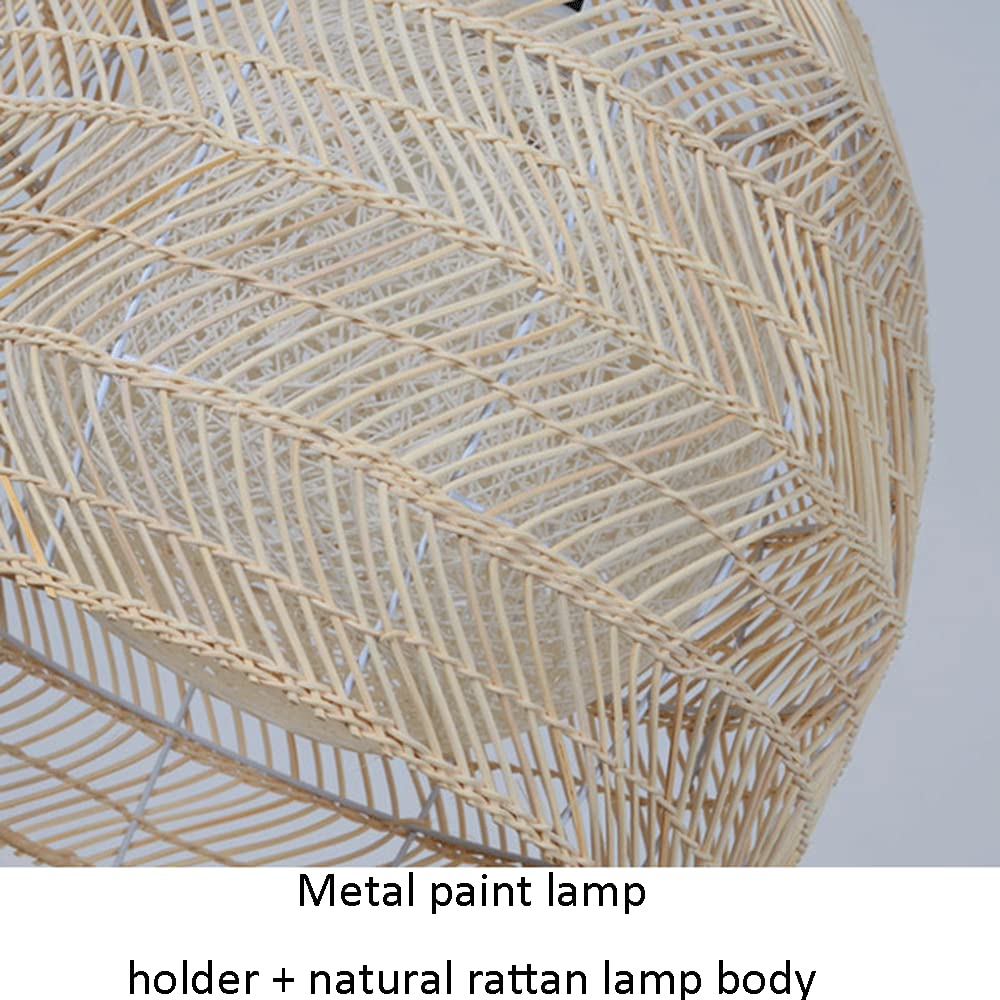Bamboo Basket Pendant Light Rattan Cage - From Where - 