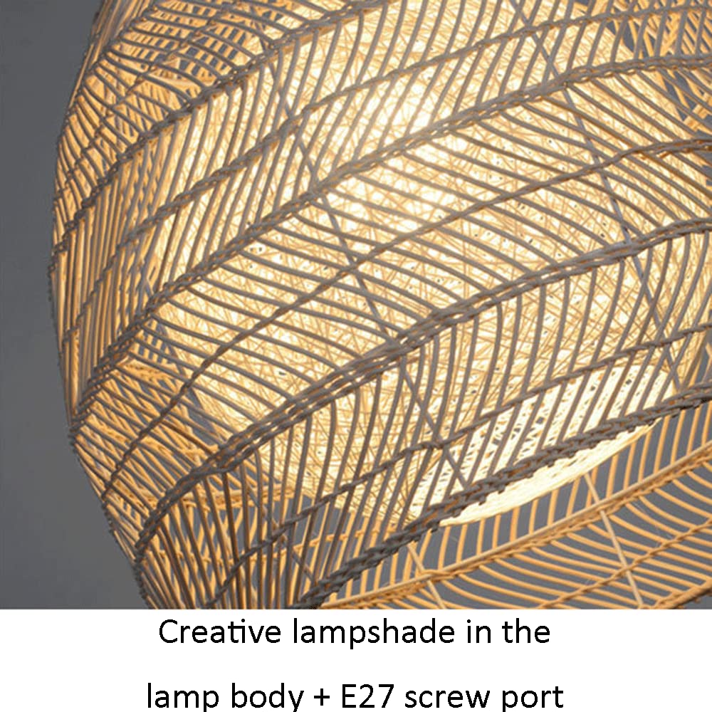 Bamboo Basket Pendant Light Rattan Cage - From Where - 