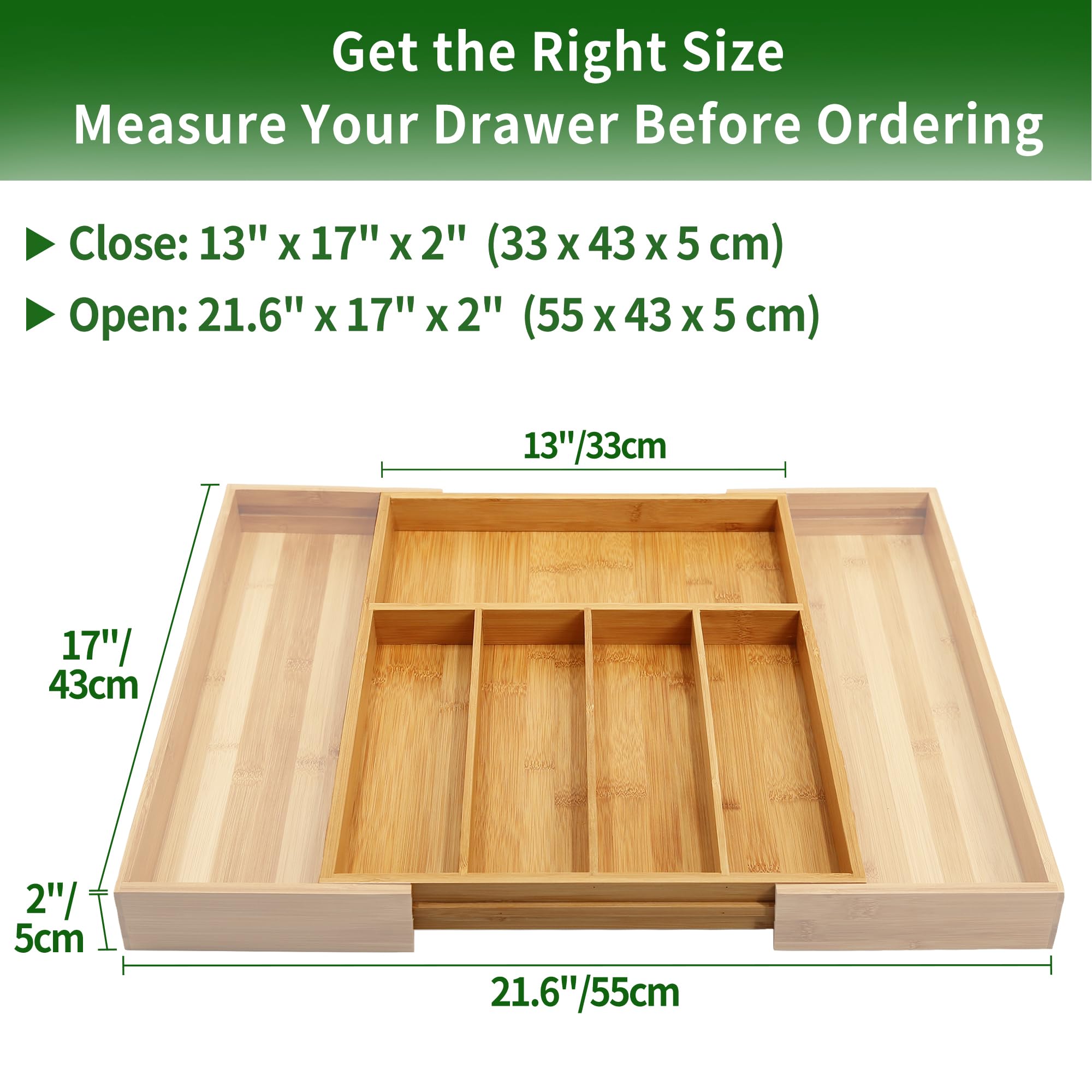Bamboo Drawer Organizer - From Where - 