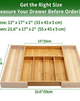 Bamboo Drawer Organizer - From Where - 