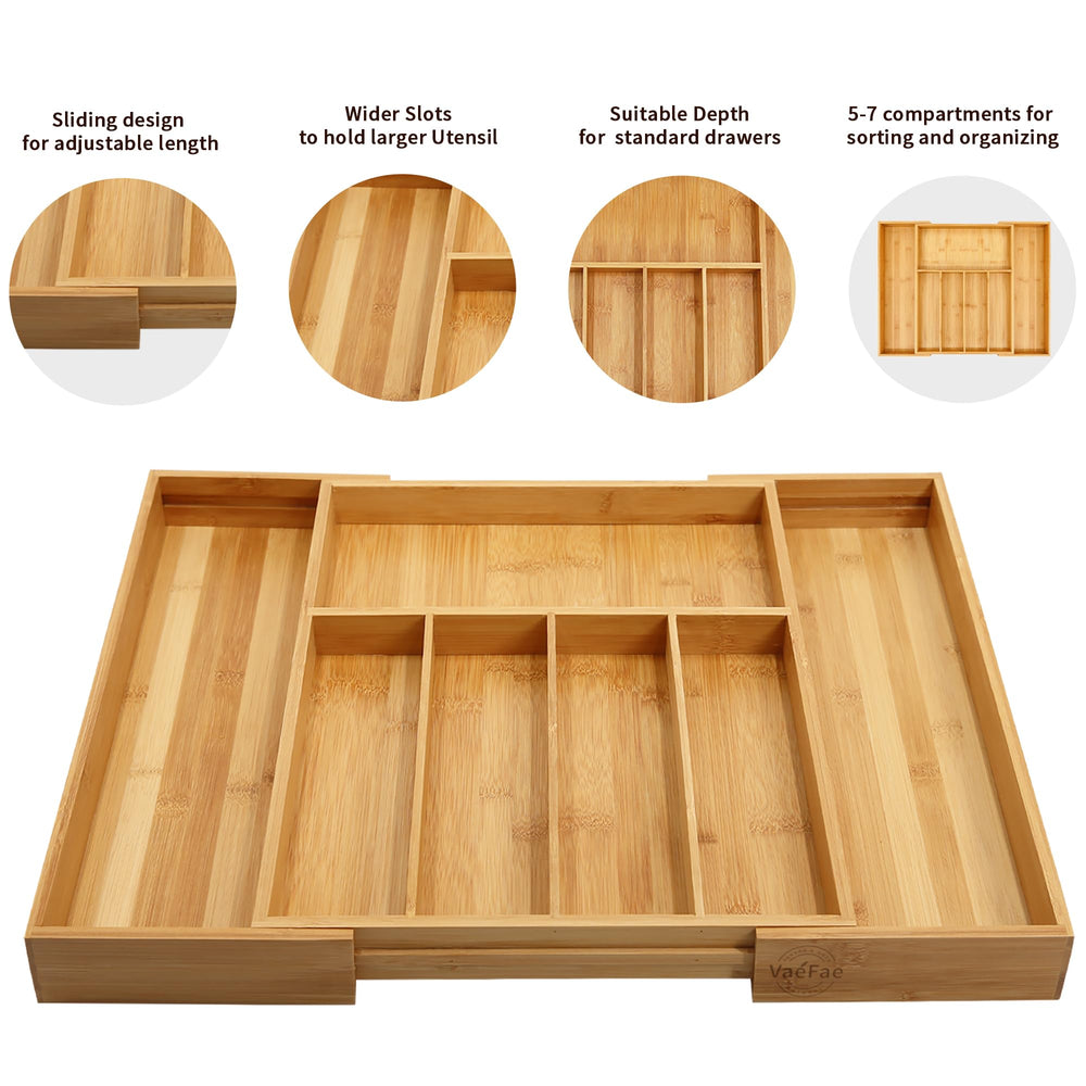 Bamboo Drawer Organizer - From Where - 