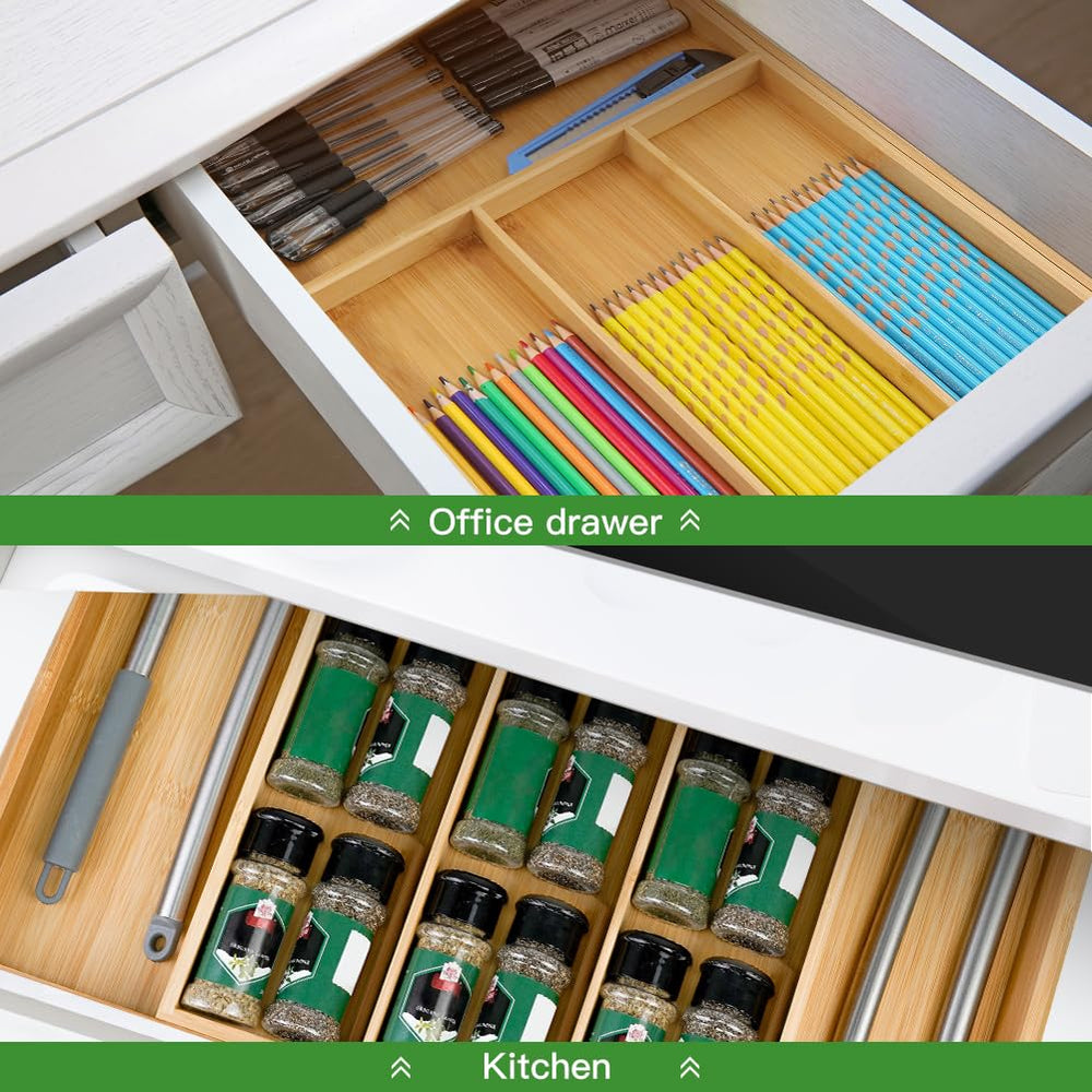 Bamboo Drawer Organizer - From Where - 