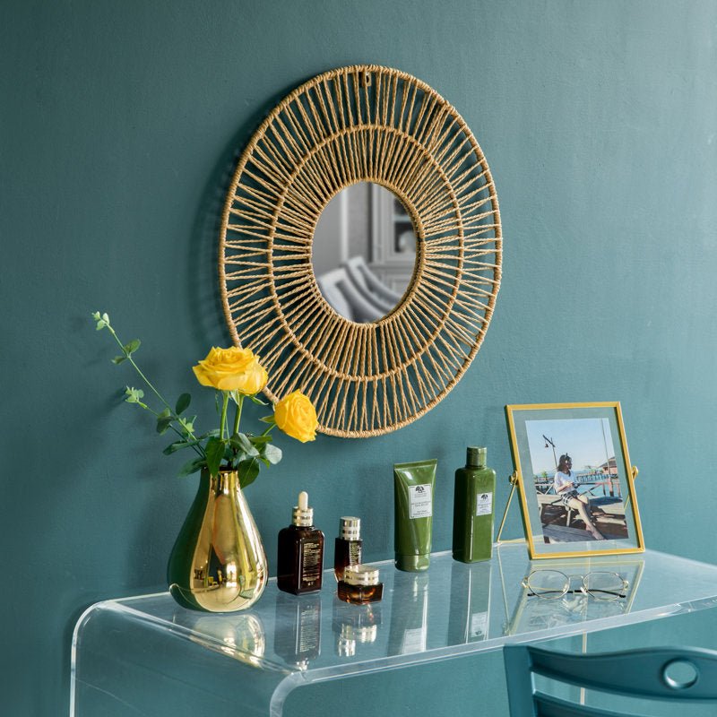 Bamboo Modern Wall Mirror - From Where - 