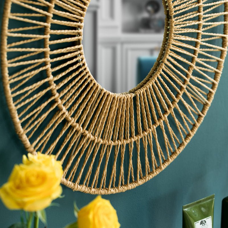 Bamboo Modern Wall Mirror - From Where - 