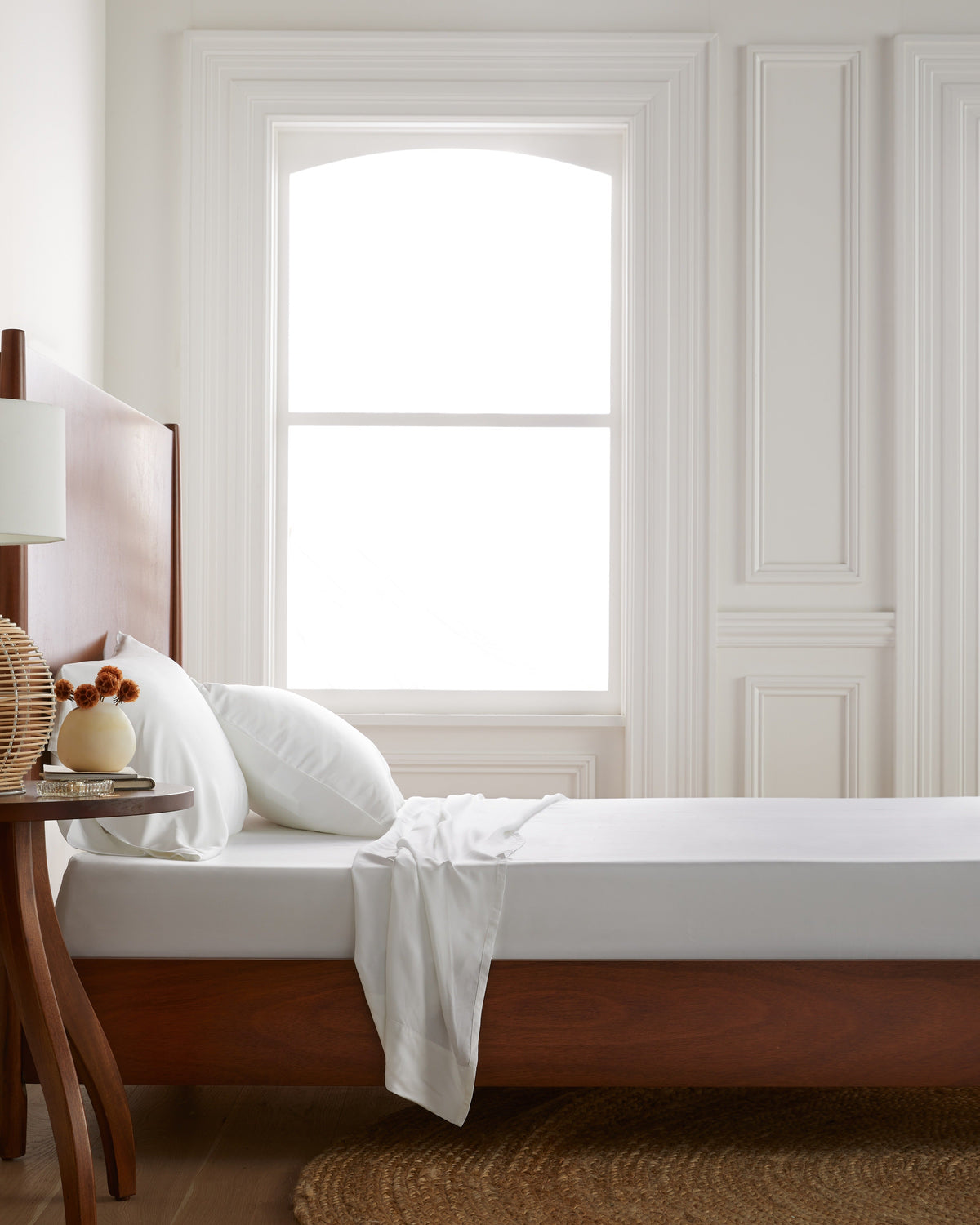 Bamboo Sheet Set in White - From Where Finds -