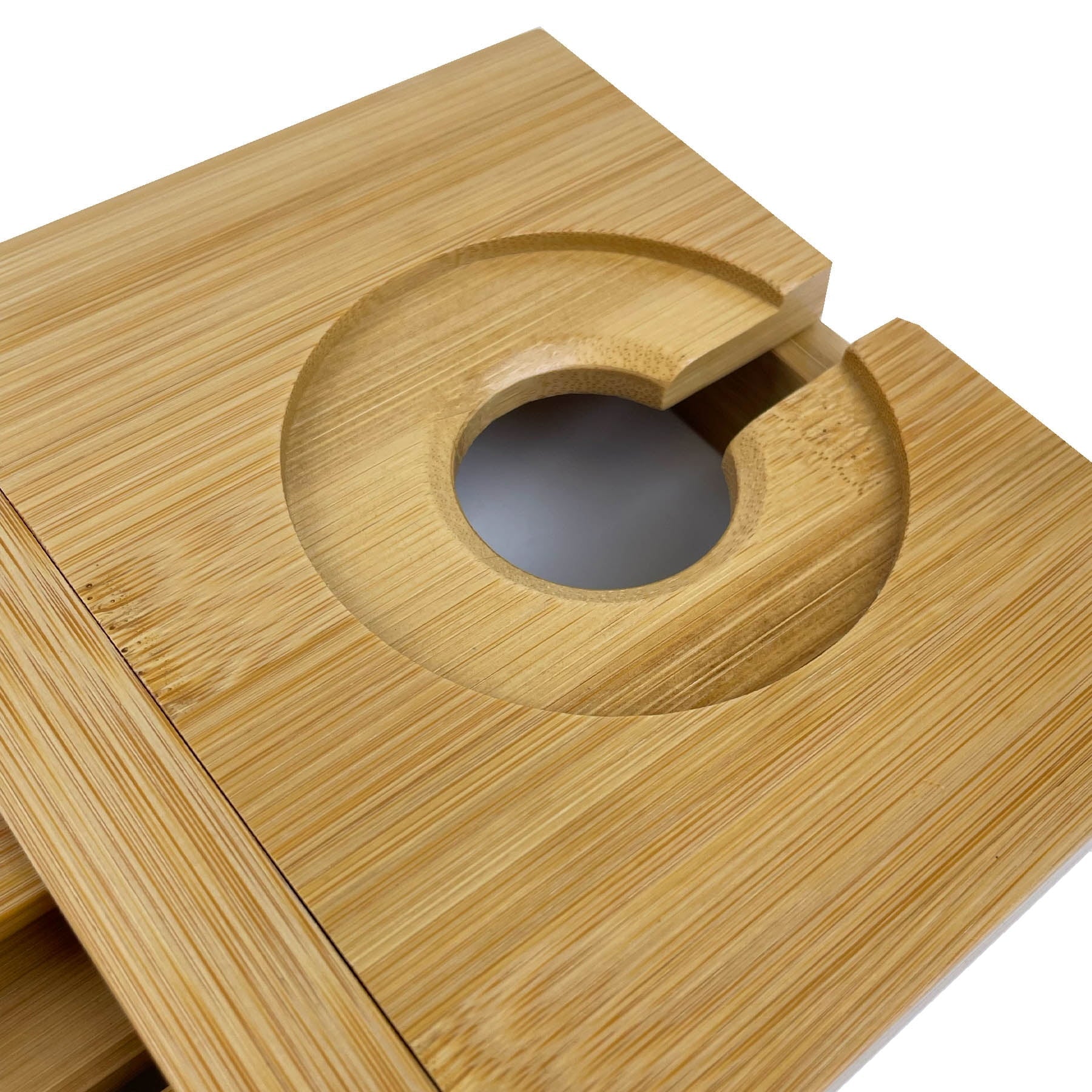 Bamboo Tub Tray Caddy - From Where - 