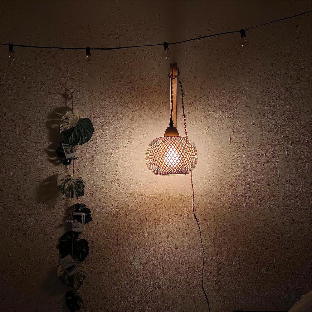 Bamboo Wall Sconces (Set of 2) - From Where - 