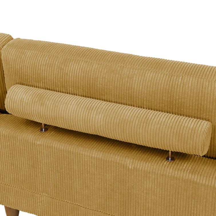 Barbarette 4 - Piece Corduroy Sectional - From Where - 