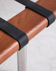 Barcino Genuine Leather Bench - From Where - 