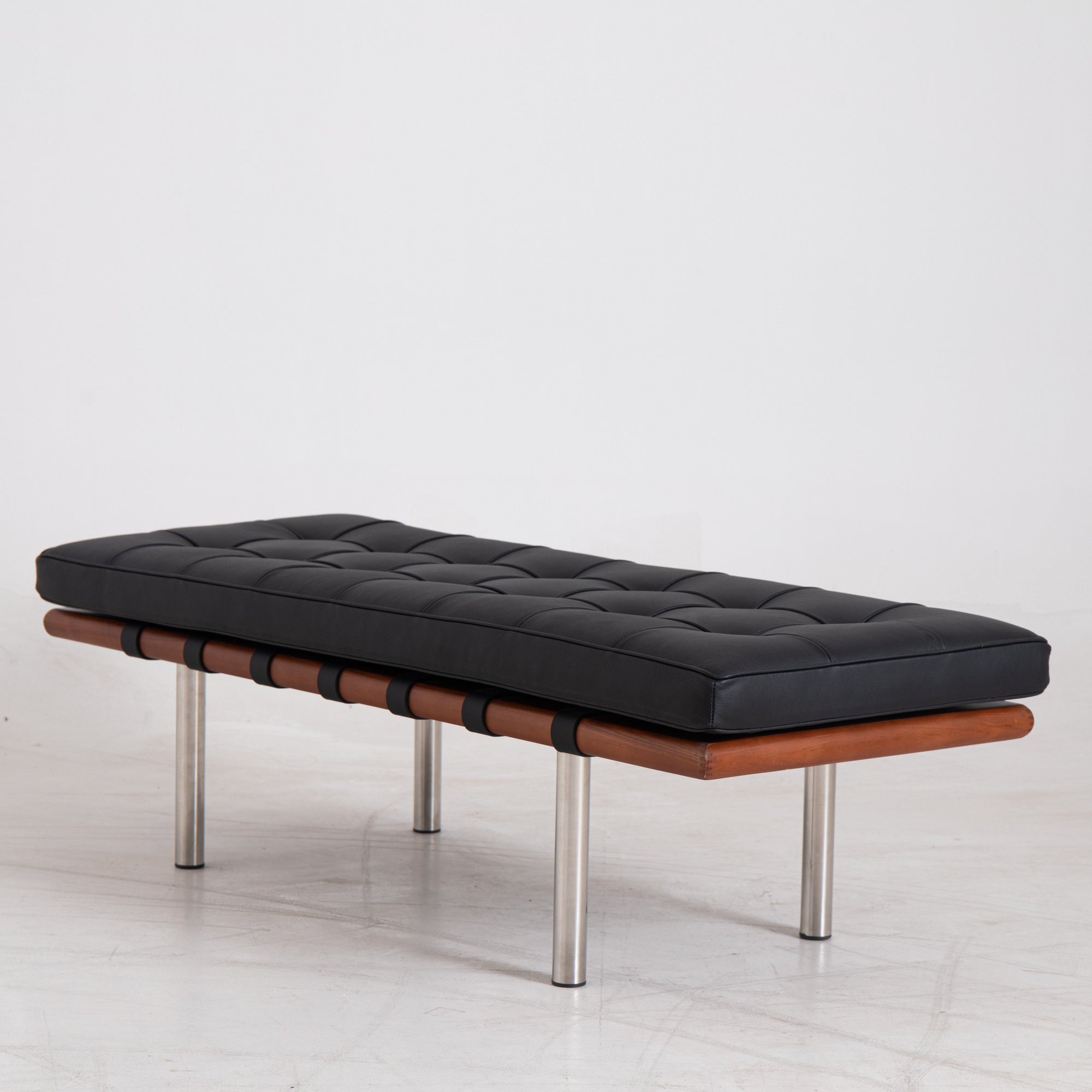 Barcino Genuine Leather Bench - From Where - 