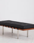 Barcino Genuine Leather Bench - From Where - 