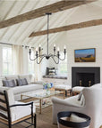 Baretta 6 - Light Classic Chandelier - From Where - 