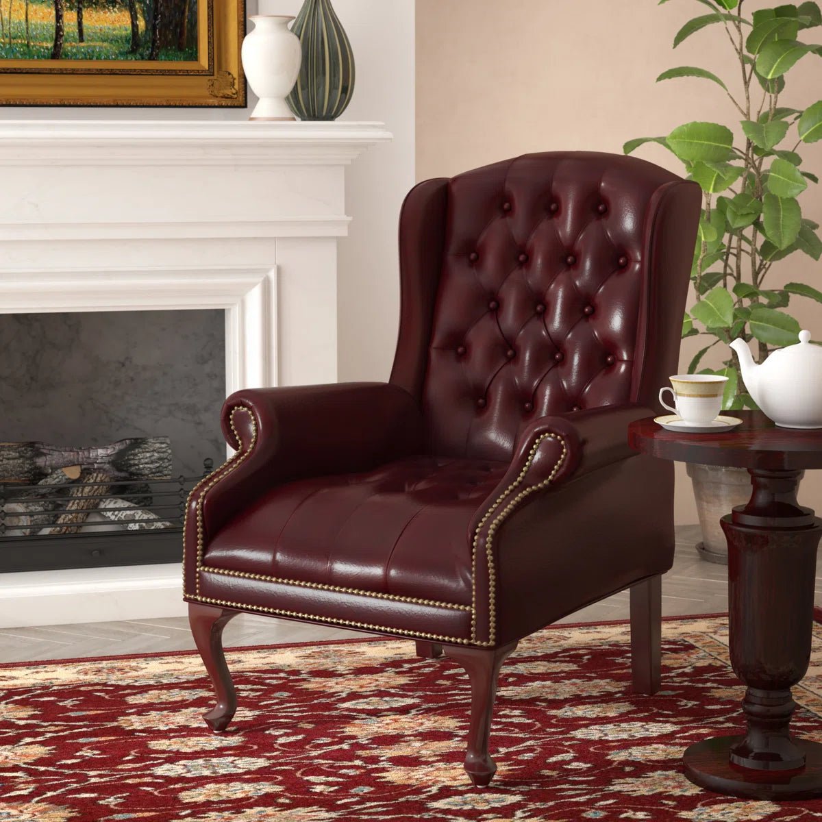 Barrymore Upholstered Accent Chair - From Where - 