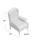 Barrymore Upholstered Accent Chair - From Where - 