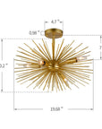 Basso Sputnik Semi - Flush Lamp - From Where - 