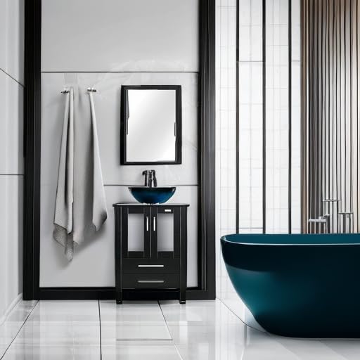 Bathroom Cabinet with Vessel Sink - From Where - 