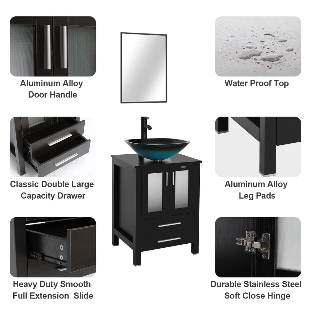 Bathroom Cabinet with Vessel Sink - From Where - 