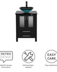 Bathroom Cabinet with Vessel Sink - From Where - 