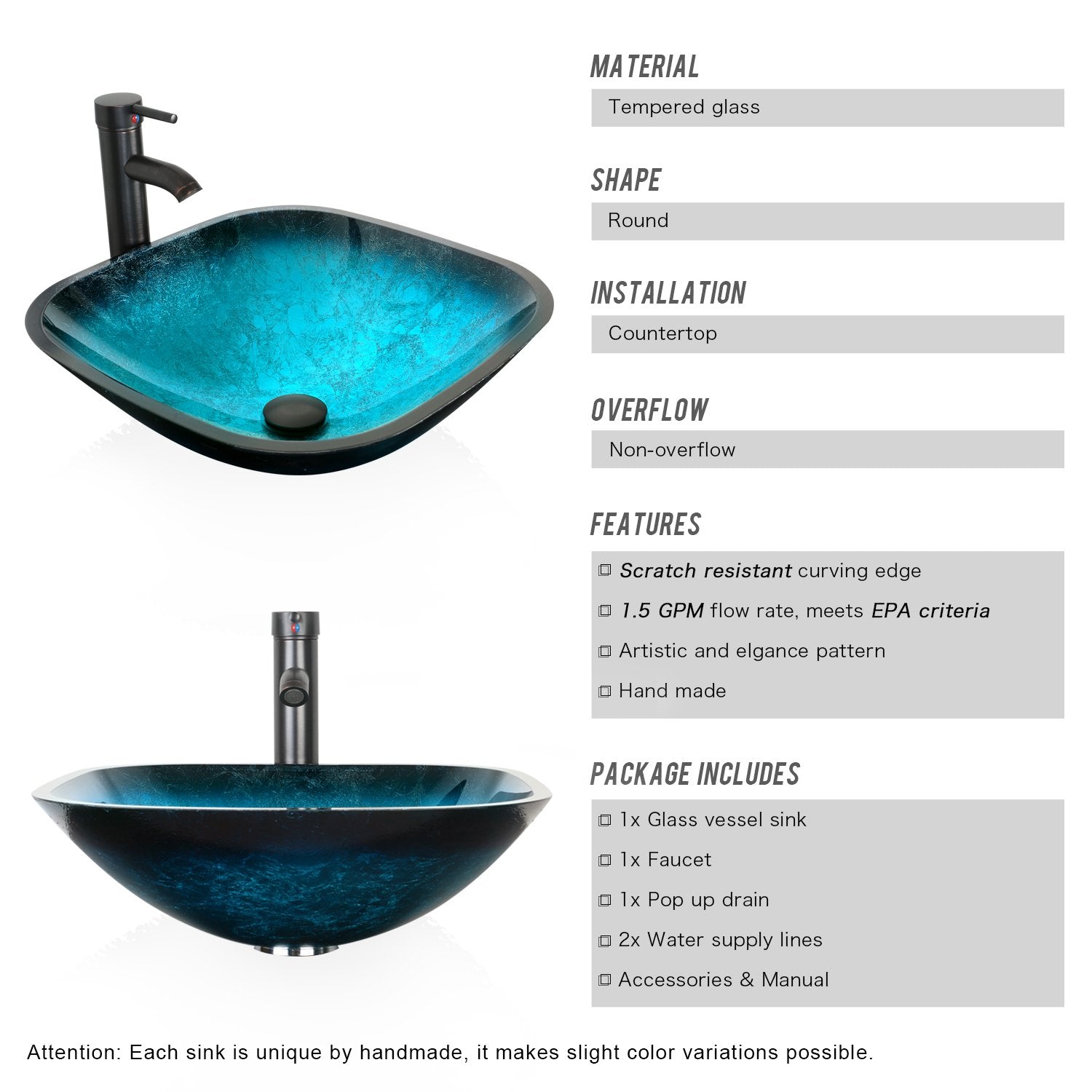 Bathroom Cabinet with Vessel Sink - From Where - 