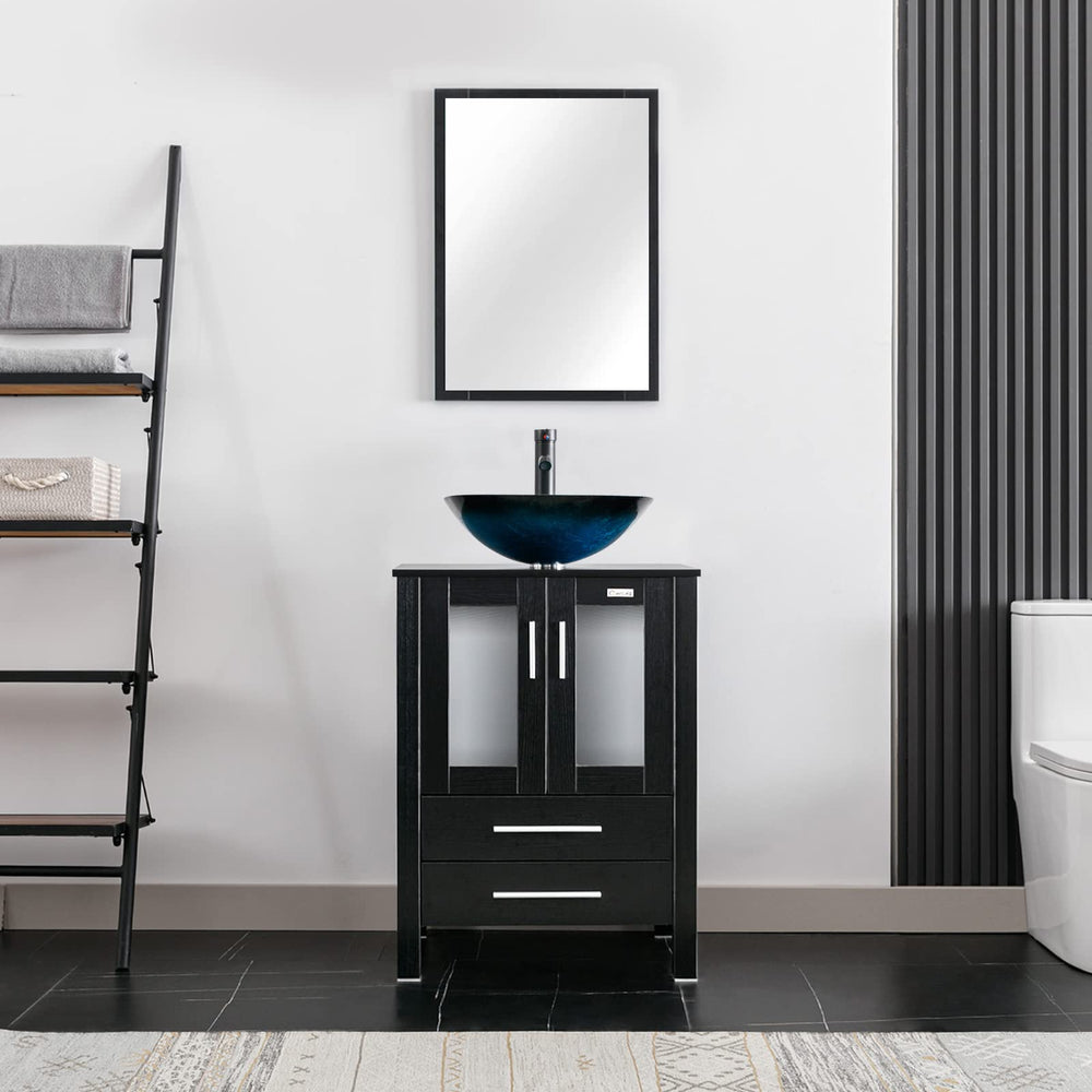 Bathroom Cabinet with Vessel Sink - From Where - 