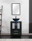 Bathroom Cabinet with Vessel Sink - From Where - 